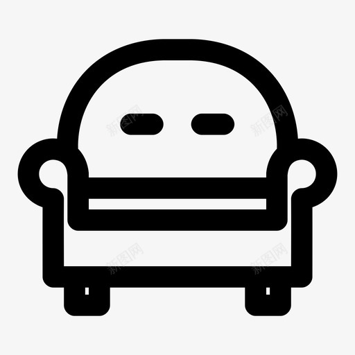 沙发舒适舒适的椅子图标svg_新图网 https://ixintu.com 家具 沙发 舒适 舒适的椅子