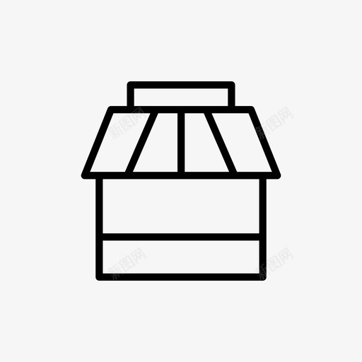 商店市场商人图标svg_新图网 https://ixintu.com 卖家 商人 商店 市场