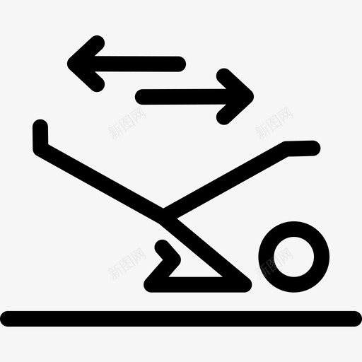 改变腿的位置普拉提工作室直线图标svg_新图网 https://ixintu.com 改变腿的位置 普拉提工作室 直线