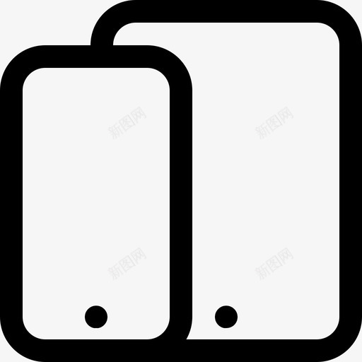 响应式ipadiphone图标svg_新图网 https://ixintu.com ipad iphone 响应式 响应式设计 平板电脑 智能手机