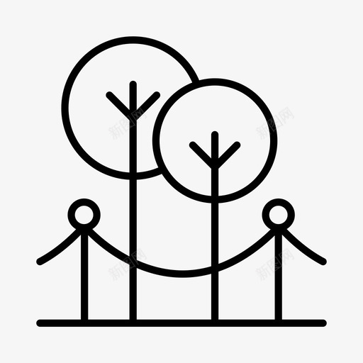 公园景点树木图标svg_新图网 https://ixintu.com 公园 动物园 动物学 景点 树木 野生动物园