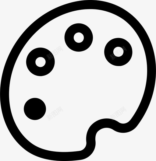 画板画师艺术图标svg_新图网 https://ixintu.com 画师 画板 艺术图标