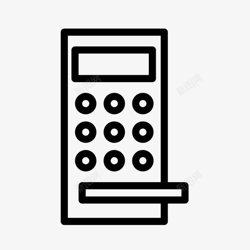 智能门锁svg_新图网 https://ixintu.com 智能门锁