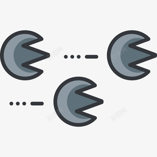 掌印svg_新图网 https://ixintu.com 掌印 填充 线性 扁平 手绘 多色 简约 精美 可爱 圆润