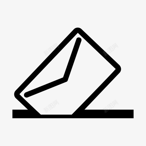 信纸邮图标svg_新图网 https://ixintu.com 信 写 纸 邮