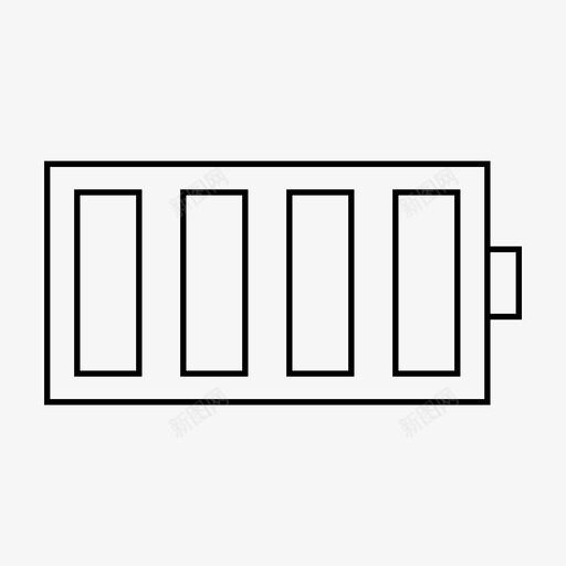 电池能力能量图标svg_新图网 https://ixintu.com 充满电 电力 电池 界面 网页设计 能力 能量