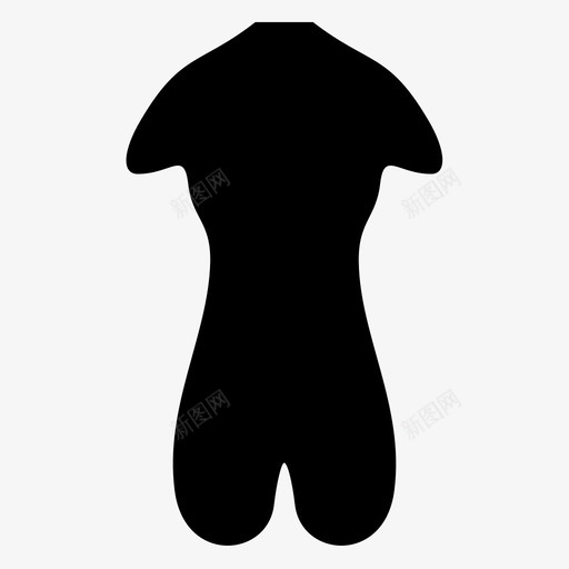 人体模型假人时装图标svg_新图网 https://ixintu.com 人体模型 人体模特假人时装设计缝纫时尚 假人 时装 时装设计 缝纫