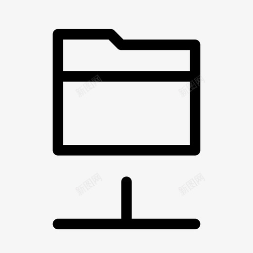 文件夹网络数据文件图标svg_新图网 https://ixintu.com 共享 数据 文件 文件夹网络 网络线路