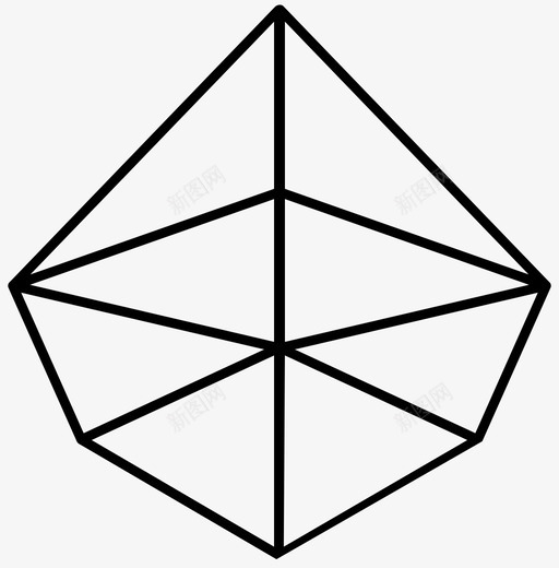 钻石翡翠宝石图标svg_新图网 https://ixintu.com 宝石 珠宝 翡翠 钻石 钻石薄