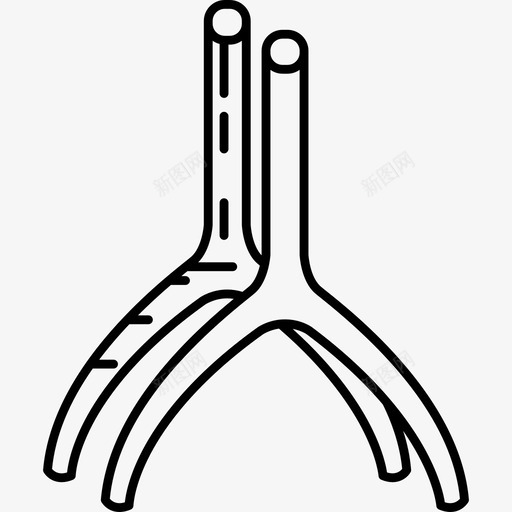 人体动脉人体部分黑色图标svg_新图网 https://ixintu.com 人体动脉 人体部分 黑色