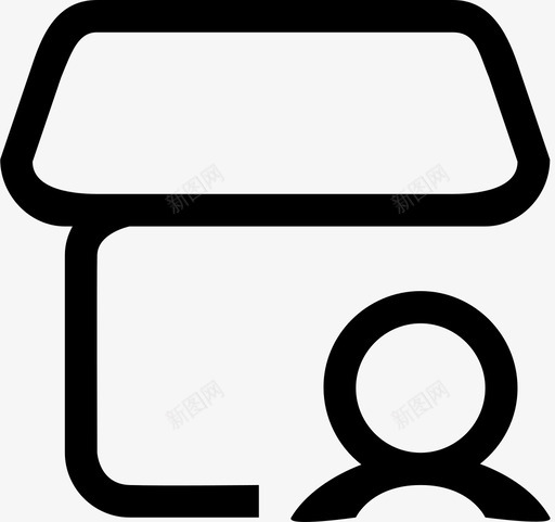 商家管理图标svg_新图网 https://ixintu.com 商家管理图标