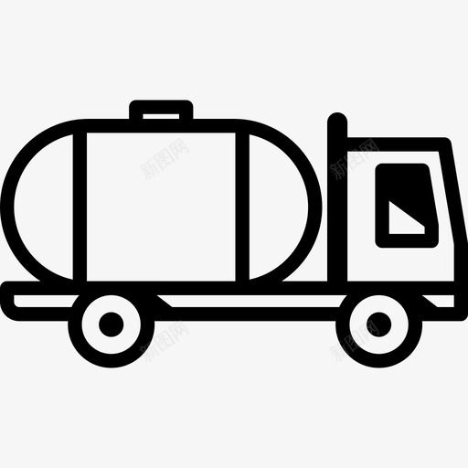 汽油车运输运输线路图标svg_新图网 https://ixintu.com 汽油车 运输 运输线路