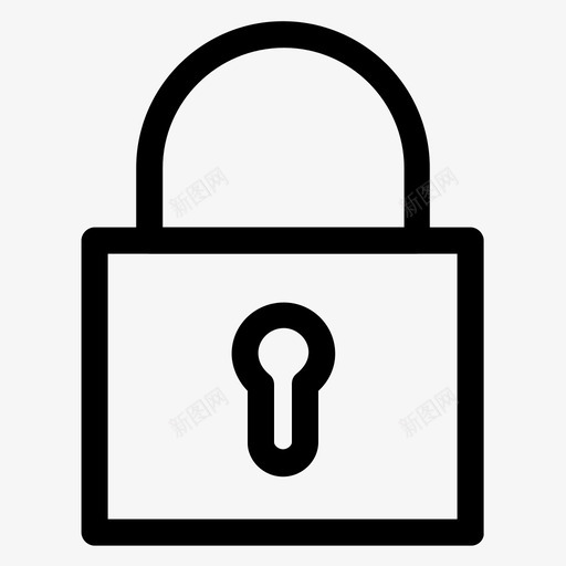 挂锁警报锁定图标svg_新图网 https://ixintu.com 安全 挂锁 警报 锁定