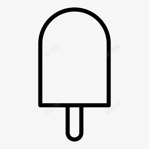 冰棒食物冰图标svg_新图网 https://ixintu.com 冰 冰棒 冰淇淋 食物