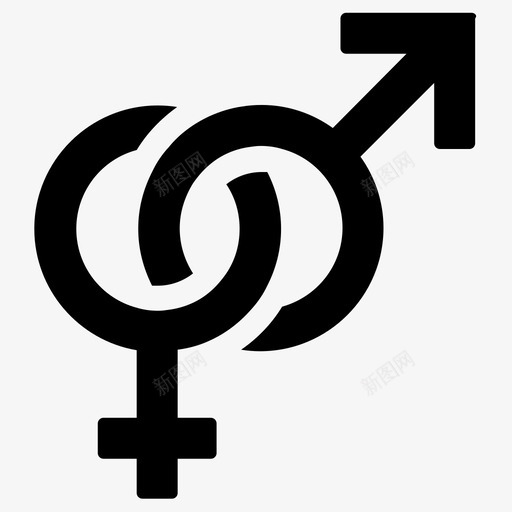 性别女性生理学图标svg_新图网 https://ixintu.com 女性 性 性别 生理学