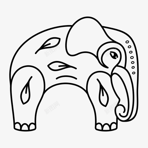 印度茶标志印度象标志元素图标svg_新图网 https://ixintu.com 印度茶标志 印度象 标志元素 茶logo