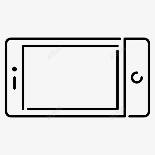 手机设备iphone图标svg_新图网 https://ixintu.com iphone 手机 智能手机 设备 设备响应式webv2