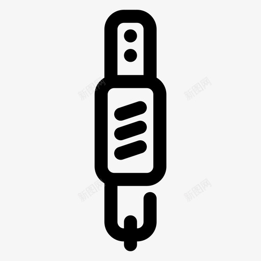 智能手表手镯小工具图标svg_新图网 https://ixintu.com 小工具 心脏监护仪 手镯 智能手表 电子商务