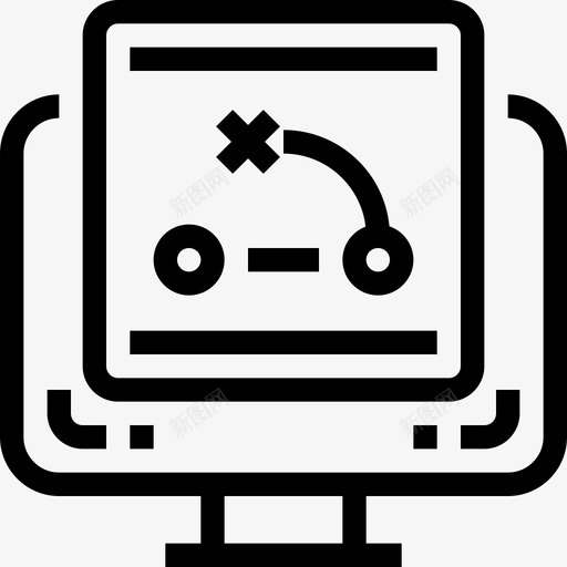 商业策略计算机市场营销图标svg_新图网 https://ixintu.com 商业策略 市场营销 搜索引擎优化和创业 解决方案 计划 计算机