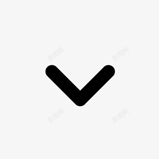 下箭头下拉展开图标svg_新图网 https://ixintu.com 下拉 下箭头 实心箭头 展开