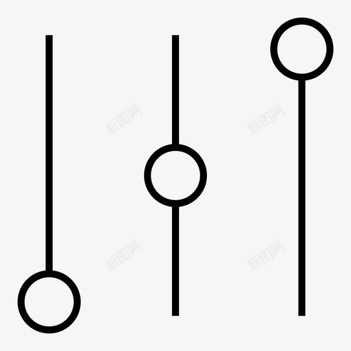调整更改控制图标svg_新图网 https://ixintu.com ios像素完美线条图标 控制 更改 设置 调整 调谐 音量