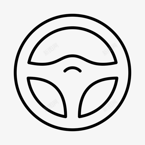 方向盘汽车车辆图标svg_新图网 https://ixintu.com 方向盘 汽车 车辆 运输工具