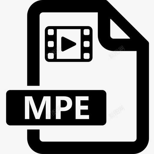 838格式_视频mpesvg_新图网 https://ixintu.com 838格式_视频mpe 线性 扁平 单色 简约