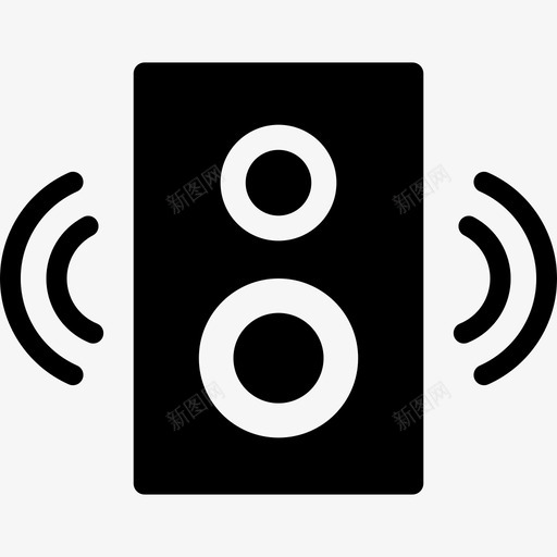 低音喇叭音乐电影图标svg_新图网 https://ixintu.com 低音喇叭 电影 音乐