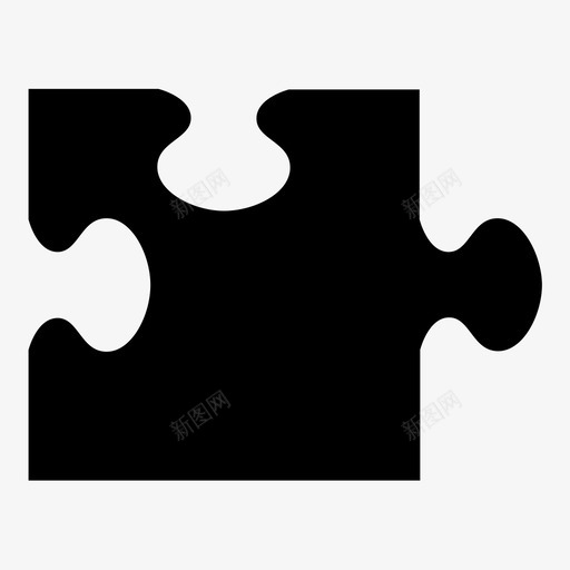 拼图加入团队合作图标svg_新图网 https://ixintu.com 加入 团队合作 拼图