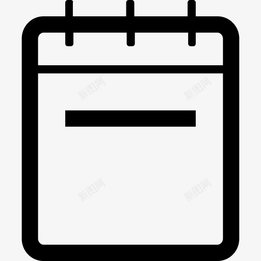 日历line_02svg_新图网 https://ixintu.com 日历line_02