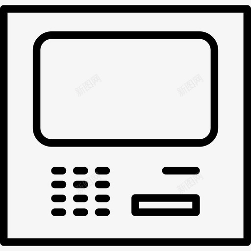 管子ATM机技术管子图标svg_新图网 https://ixintu.com 技术 管子 管子ATM机