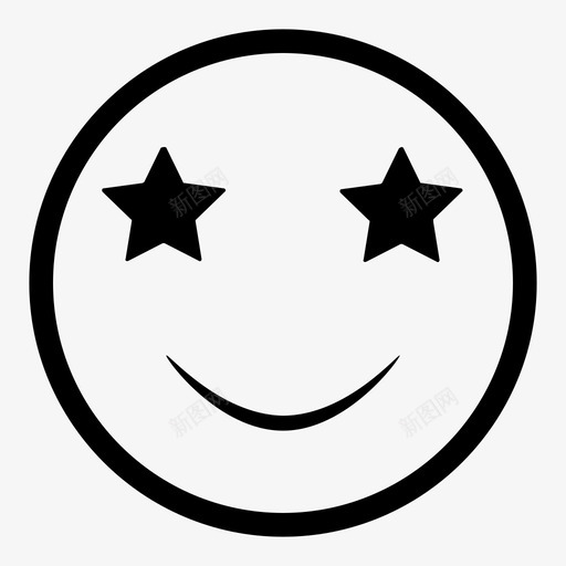 明星表情情感快乐图标svg_新图网 https://ixintu.com 快乐 情感 情感表情 明星表情 欢笑 骄傲