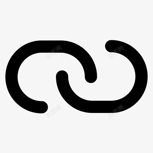 链接_iconsvg_新图网 https://ixintu.com 链接_icon