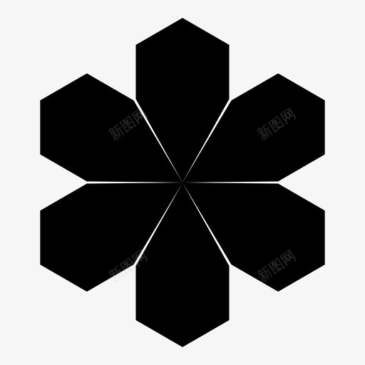 花雏菊花瓣图标svg_新图网 https://ixintu.com 花 花瓣 雏菊