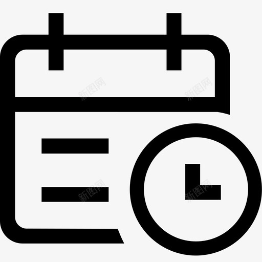 预约时间-01svg_新图网 https://ixintu.com 预约时间-01 填充 线性 扁平 手绘 精美 简约 单色 可爱 商务 圆润 方正