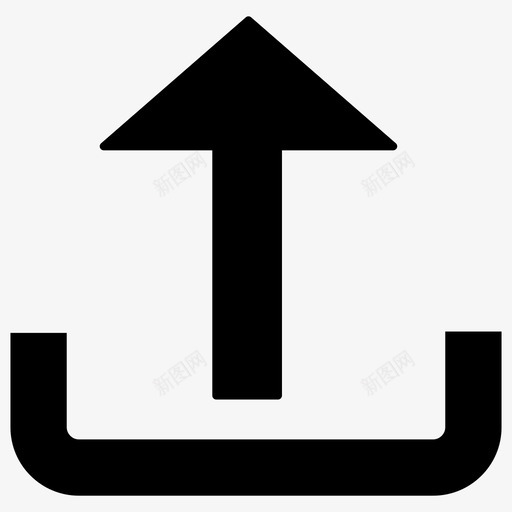 上传箭头存储图标svg_新图网 https://ixintu.com 上传 传输 填充样式 存储 提交 箭头