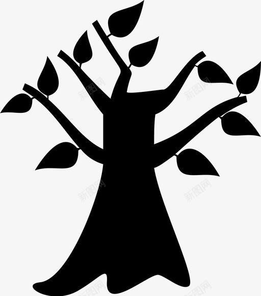 树树皮绿色图标svg_新图网 https://ixintu.com 叶子 树 树皮 植物 绿色