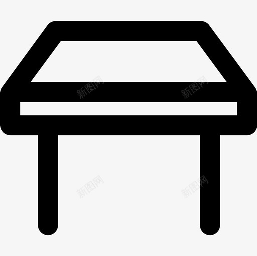 桌子咖啡桌家具图标svg_新图网 https://ixintu.com 咖啡桌 家具 家用 桌子