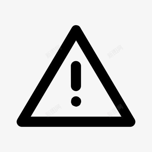 危险警报警告图标svg_新图网 https://ixintu.com 危险 警告 警报