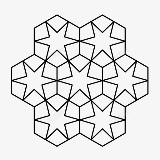瓷砖图案几何图案几何图形图标svg_新图网 https://ixintu.com 六边形瓷砖 六边形瓷砖图案 六边形设计 几何图形 几何图案 无缝 瓷砖图案