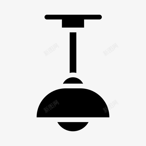灯家具家图标svg_新图网 https://ixintu.com 家 家具 房子 灯