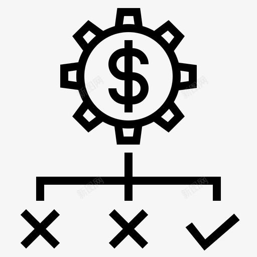 商业策略商业决策商业选择图标svg_新图网 https://ixintu.com 商业决策 商业策略 商业选择