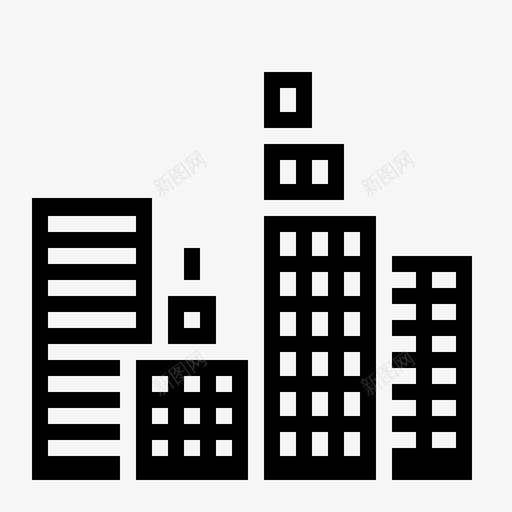 景观建筑天空图标svg_新图网 https://ixintu.com 天空 建筑 建筑实体 景观