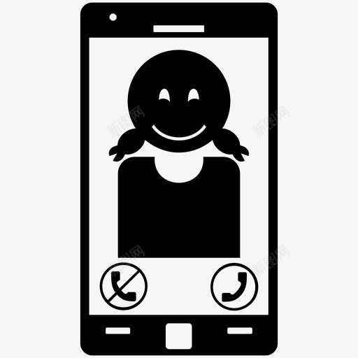 通话手机视频通话视频通话图标svg_新图网 https://ixintu.com 手机视频通话 视频聊天 视频通话 通话