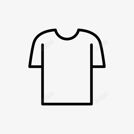 T恤衣服时尚图标svg_新图网 https://ixintu.com T恤 时尚 衣服 随机图标v2