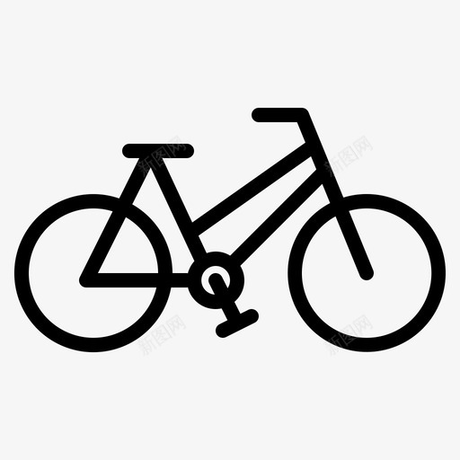 自行车运动交通概要图标svg_新图网 https://ixintu.com 交通概要 自行车 运动