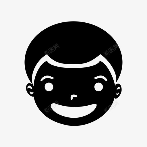 黑人孩子非裔美国人黑人图标svg_新图网 https://ixintu.com 孩子 男孩 非裔美国人 黑人 黑人孩子