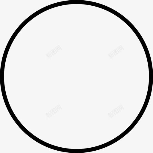 圆形几何体形状图标svg_新图网 https://ixintu.com 几何体 几何体圆形圆形形状 圆形 形状