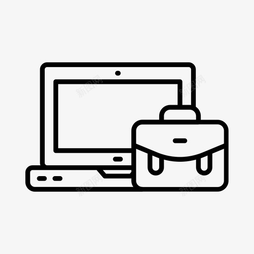 商务电子商务工作图标svg_新图网 https://ixintu.com 商务 工作 市场营销 电子商务 笔记本电脑 行李箱