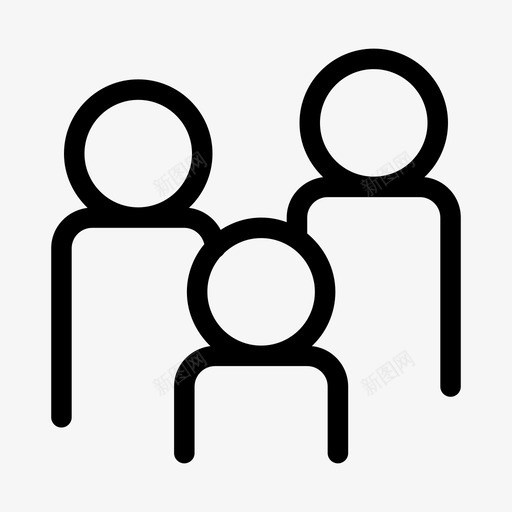 父母家庭家庭团体图标svg_新图网 https://ixintu.com 家庭 家庭团体 家庭成员 幸福家庭 父母